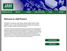 Tablet Screenshot of jam-plastics.com